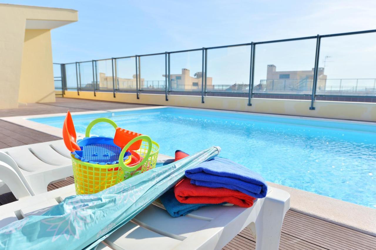 Floripes Luxury Apartment With Pool On Rooftop Olhão Exteriör bild