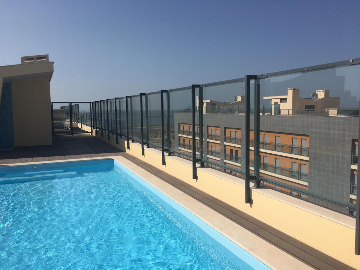 Floripes Luxury Apartment With Pool On Rooftop Olhão Exteriör bild